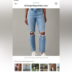 AE Strigid Ripped Mom